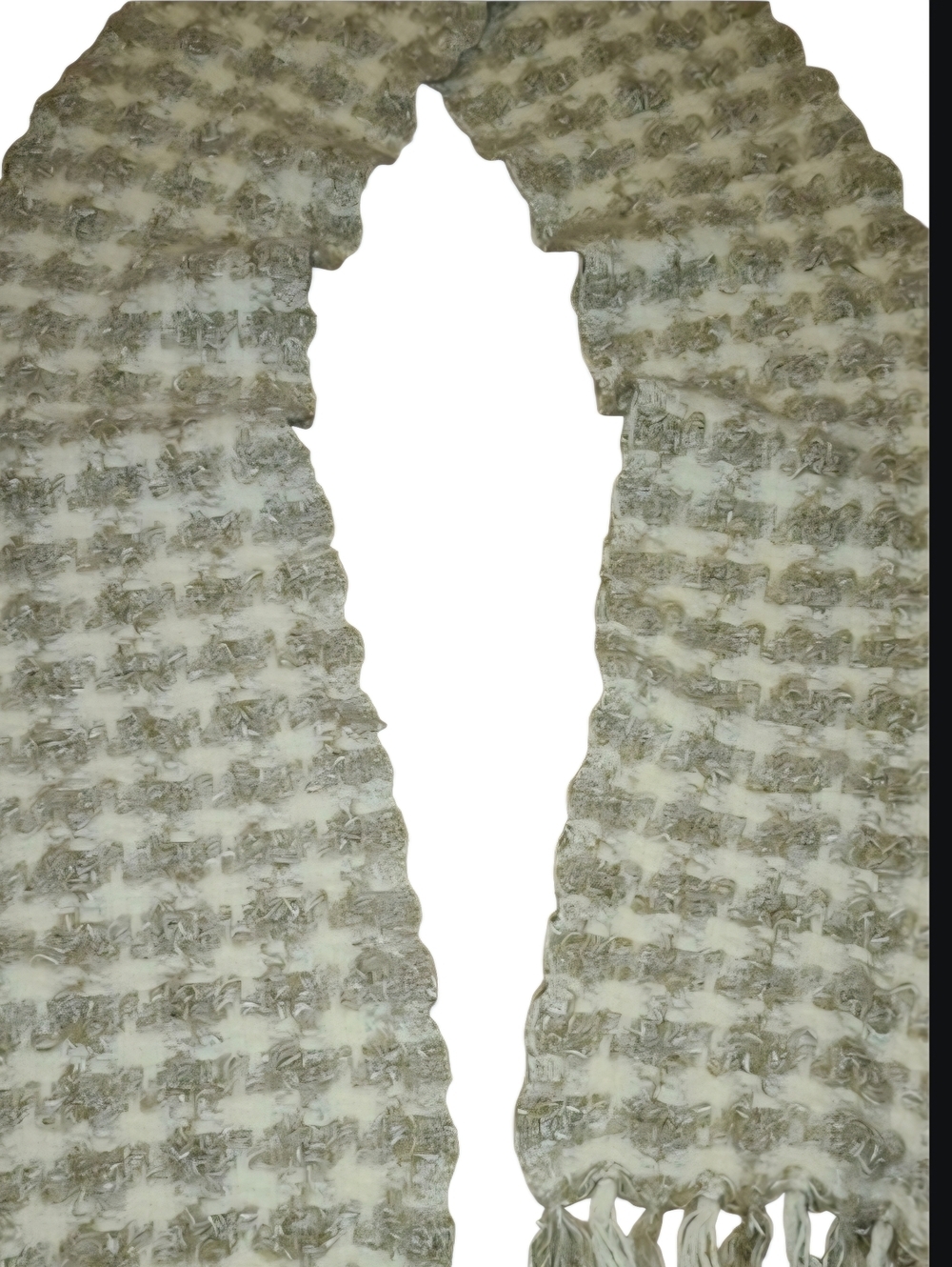 Banana Republic mohair / lamb's wool scarf. Two tone.
